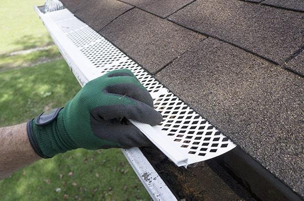 gutter guards require minimal maintenance, such as occasional cleaning, to keep them working efficiently